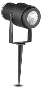 LED Vonkajšia lampa LED/12W/100-240V IP65 čierna - zelené svetlo