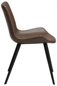 HYPE ČALÚNENÁ STOLIČKA major brown/black