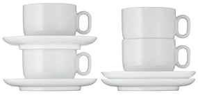 Biele porcelánové šálky v súprave 2 ks na cappuccino 160 ml Barista – WMF