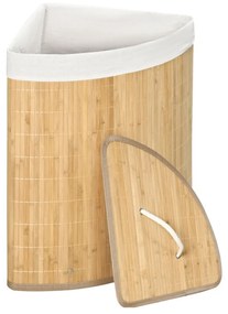 Bambusový kôš na bielizeň v prírodnej farbe 40 l Bamboo – Compactor