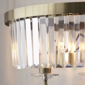 Endon 110644 - Stojacia lampa CHESTERFIELD 3xE14/6W/230V mosadz