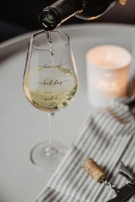 Bella Rose Pohárik na víno Bad Day + vianočná krabička