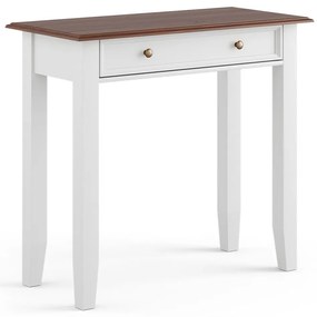 PROXIMA.store - Rustikálny toaletný stolík 0.3 - BELLUNO ELEGANTE FARBA: biela - orech