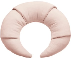 Vankúš croissant púdrovo ružová 55cm