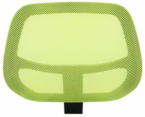 Otočná stolička, zelená/čierna, MESH