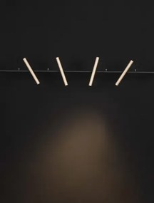 LED stmievateľné champaign zlato-čierne moderné svietidlo Elli