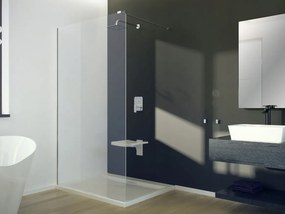 Invena Walk-In, sprchová zástena 110X200cm, 8mm číre sklo, chrómový profil, INV-AK-32-116-O