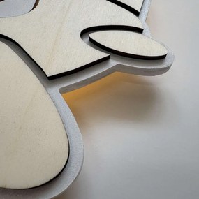 LED lampa Medvedík v lietadle – Detské nočné svetlo na stenu | SENTOP LED0592