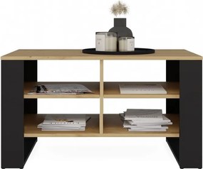 Konferenčný stolík LAWA Modern 4P Slim II dub artisan/čierny