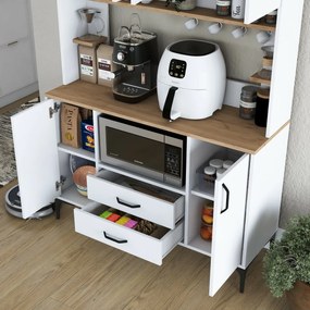 Skriňa Jedy Walnut and White