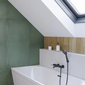 Invena Kalitea, 1-bodová ručná sprchová súprava, 2-funkcie, čierna matná, INV-AU-72-M04-V