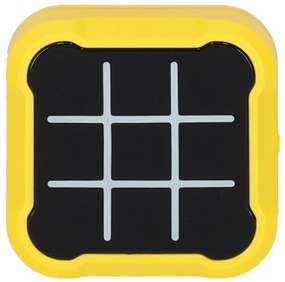 Kolo krížov elektronická logická hra tic tac toe konzola prenosná žltá