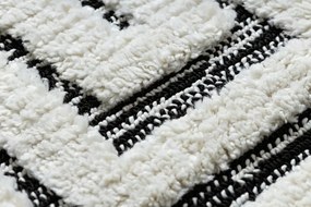 Koberec SEVILLA Z788B, biely/ antracit , Maroko, Shaggy