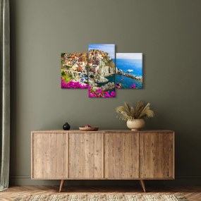 Obraz - Talianska dedinka Manarola (90x60 cm)