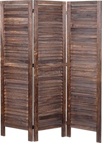 Paraván HWC-G30 - 170 × 120 cm - hnedá