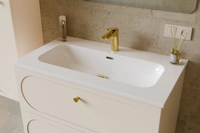 Comad Nábytkové keramické umývadlo FLY WHITE GLOSS UM 80-46 DP, 81x46 cm, biela lesklá