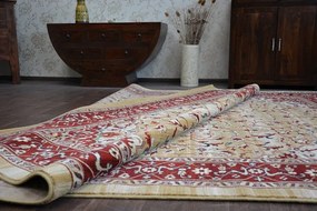 Vlnený koberec VERA W1087 Camelhair / terra