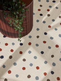 Koberec Hanse Home ADVENTURES KONFETTI krémový kruh