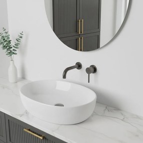 Rea Lungo, podomietková umývadlová batéria + BOX inštalačný systém, grafitová, REA-B6383