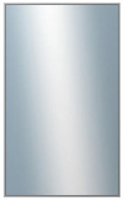 DANTIK - Zrkadlo v rámu, rozmer s rámom 60x100 cm z lišty Hliník šedá (7269006)
