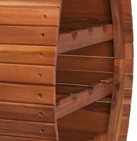 Drevený vínny stojan Wine Shop 49cm x 30cm x 89cm