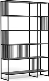 Knižnica Strington 120 cm čierna
