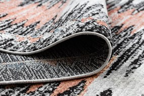 Moderný koberec BELLE BR23A čierno / ružový