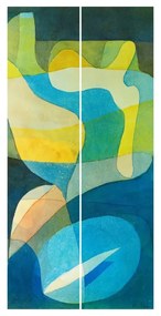 Súprava posuvnej záclony - Paul Klee - Šírenie svetla -2 panely