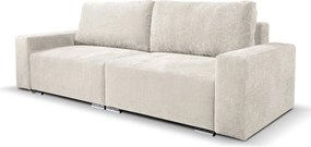 Rozkladacia pohovka Anafi, svetlo - krémová látka