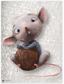Obrazy na stenu do detskej izby - Myšiačik