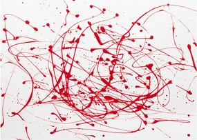 Obraz technikou Drippingu (70x50 cm)