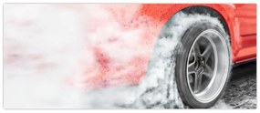 Obraz - Závodné auto (120x50 cm)