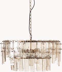 Veľké závesné svietidlo zo skla Cersei