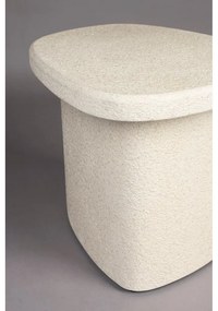 Odkladací stolík s doskou v dekore mramoru 45x56 cm Veda – Dutchbone