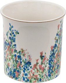 Porcelánový hrnček a kvety Floweries - 12*9*9 cm / 330 ml
