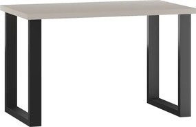 Vintino Jedálenský stôl ALVARO 120 × 68 cm – kašmír / čierna oceľ