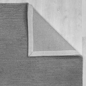 Sivý ručne tkaný vlnený koberec 200x290 cm Harris Boucle – Flair Rugs