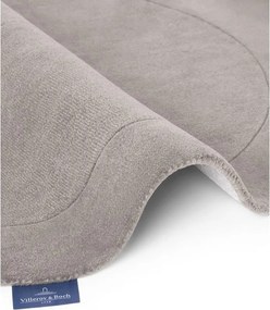 Sivý ručne tkaný okrúhly koberec s prímesou vlny ø 160 cm Kari Organic – Villeroy&amp;Boch