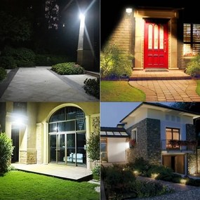 LED vonkajší reflektor so snímačom LED/50W/230V 4500K IP65 čierny