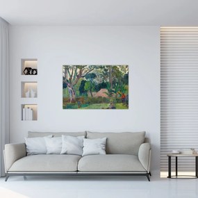 Obraz - Paul Gauguin, Te raau rahi (The Big Tree), reprodukcia (90x60 cm)
