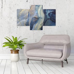 Obraz - Abstrakcia alkoholovým atramentom (90x60 cm)