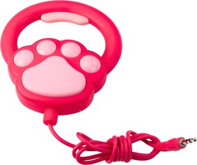 LEAN Toys Interaktívny pes s mašľami na vodítku chodí a šteká biely