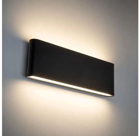 LED Vonkajšie nástenné svietidlo ARWENA 2xLED/12W/230V IP54 čierna