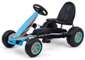 Detská šliapacia motokára Go-kart Milly Mally Viper modrá