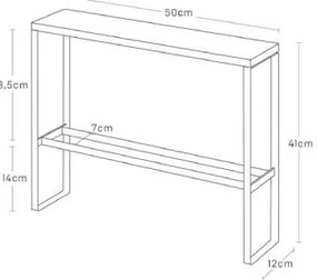 Kovový stojan na prezuvky v čierno-prírodnej farbe Tower – YAMAZAKI