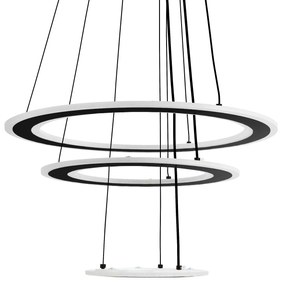 Toolight Toolight, LED stropné osvetlenie 46cm, G040-3CP, čierna, OSW-06307