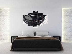 Obraz - Abstrakcia zemegule (150x105 cm)