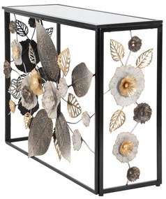 Čierny konzolový stolík 42x112 cm Glam Dark – Mauro Ferretti