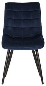 Autronic BONTEC Jedálenská stolička, modrá, zamatová látka, CT-384 BLUE4 Farba: Zelená