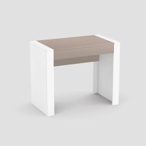 PC stôl, REA JAMIE-CAP, 1x zásuvka, dub vicenza